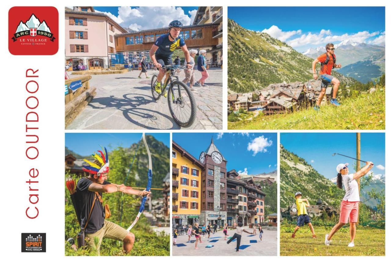 L'Ekrin Des Arcs - Arc 1950 Le Village - Duplex 6-8 Pers Les Arcs  エクステリア 写真
